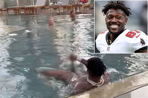 antonio brown pool|Antonio Brown goes on Twitter rant after exposing himself in。